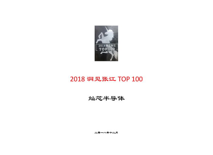 2018.12洞见张江Top 100-1